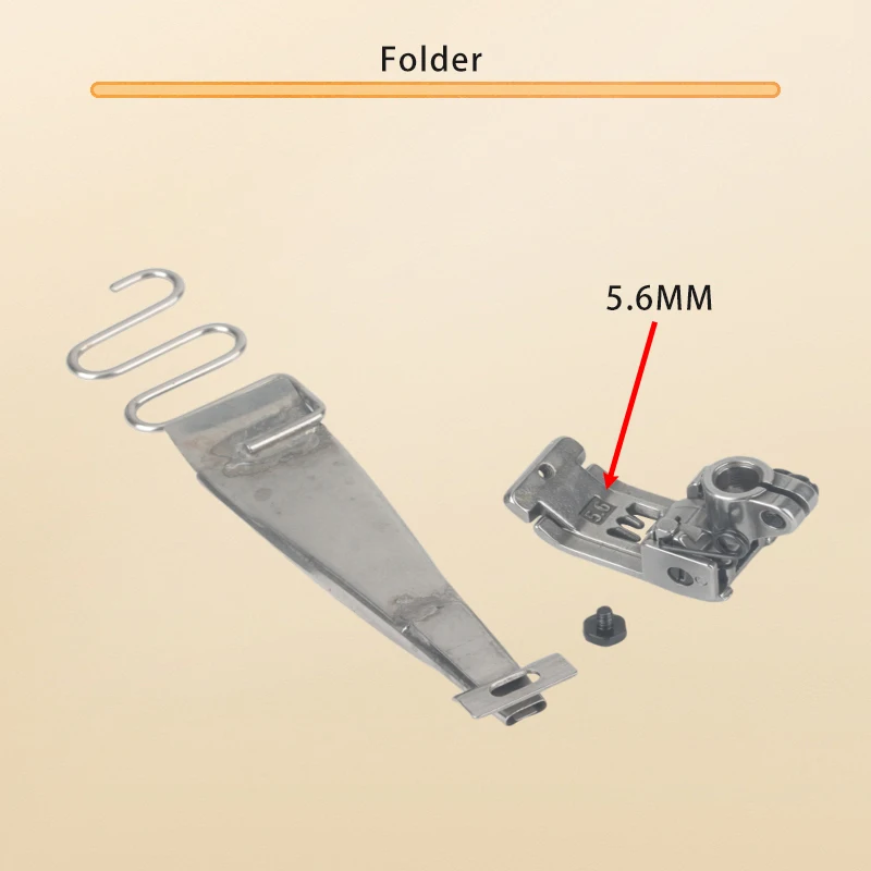 5.6mm Needle Space Tape Attachment Folder DaY443 Entrance Size For Covering Stitch Machine Juki Pegasus Siruba Yamato Zoje Jack