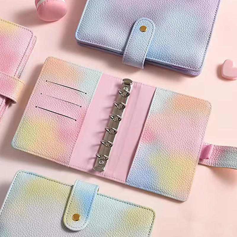 a7 binder budget money wallet Color cash envelopes for budgeting With Binder Budget Planner Organizer Loose-leaf Notebook