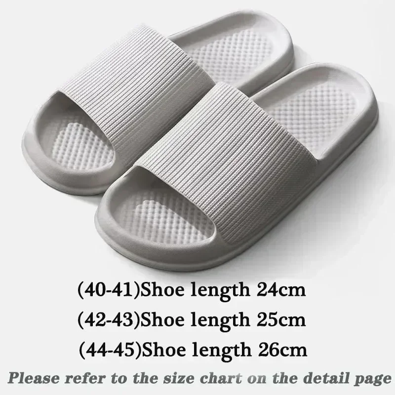 

New Pair of Lightweight Soft Anti-slip and Quick-drying Summer Home Slippers with A Simple Design That Is Easy To Bend