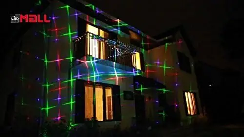 Motion Pattern Firefly 3in1 18 Patterns RGB Outdoor Laser Christmas Lights Projector RF Remote Control Security kit