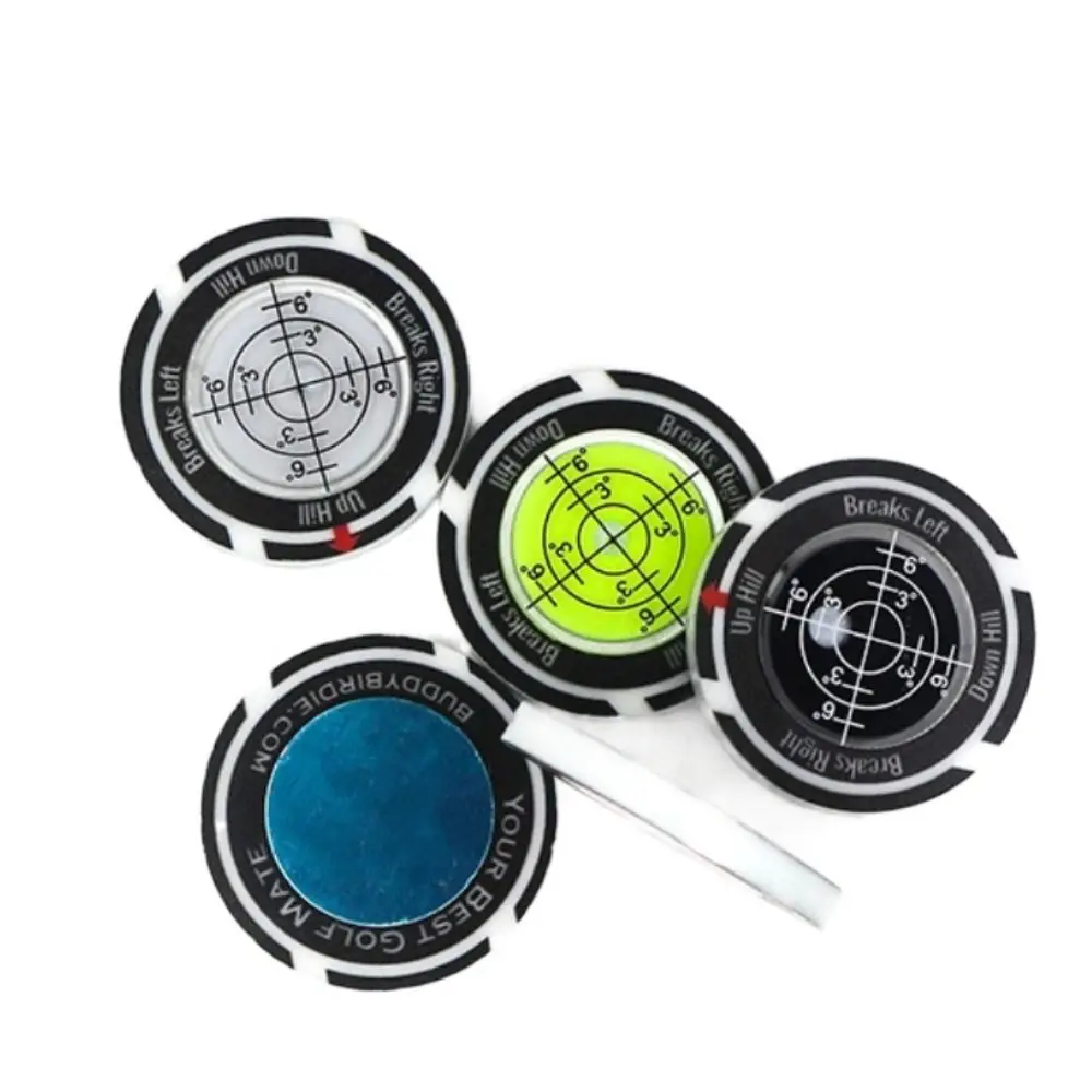 High Precision Golf Tools Leveler Clear&Transparent Ball Marker Golf Slope Meter Training Tool Easily Use Golf Spirit Level