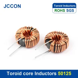 10Pcs Toroid core Inductors 50125 Winding Magnetic Inductance 5A 2.5A 3A 4A 22uH 33uH 47uH 100uH 220uH 330uH 470uH Inductor