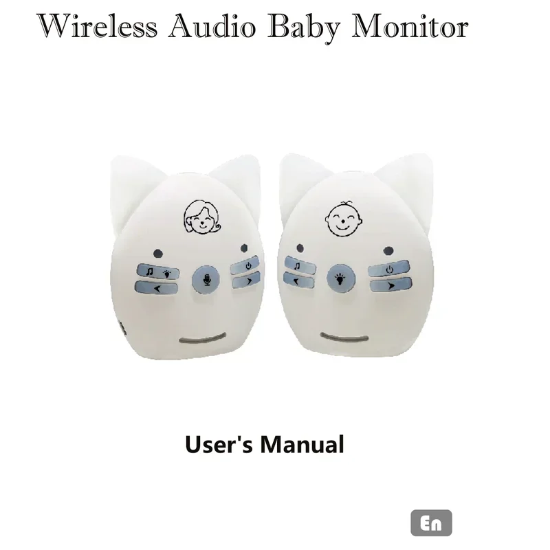 V20 V30 Wireless Digital Safe LED Baby Sound Monitor Audio Home Security Built-in MIC and Speaker for Two-way Audio Monitoring