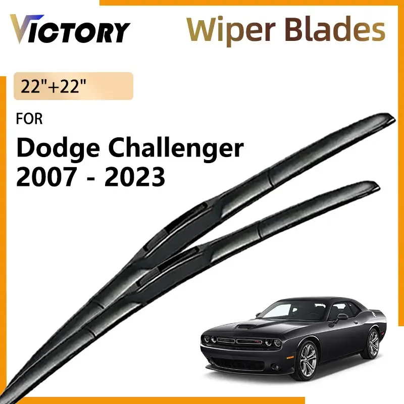 

For Dodge Challenger 2007 - 2023 2022 2021 2020 2019 2018 2014 2013 2012 Accessories Front Wiper Blade Windshield Window Brushes