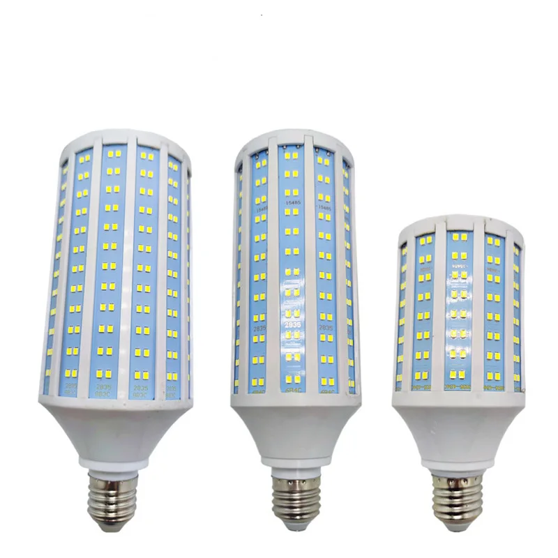 

1pc High Power Bright E27 E40 Double Row LED Corn Light 20w 30w 40w 50w 60w Factory Warehouse LED Lamp 3000k 6000k 220v 110v