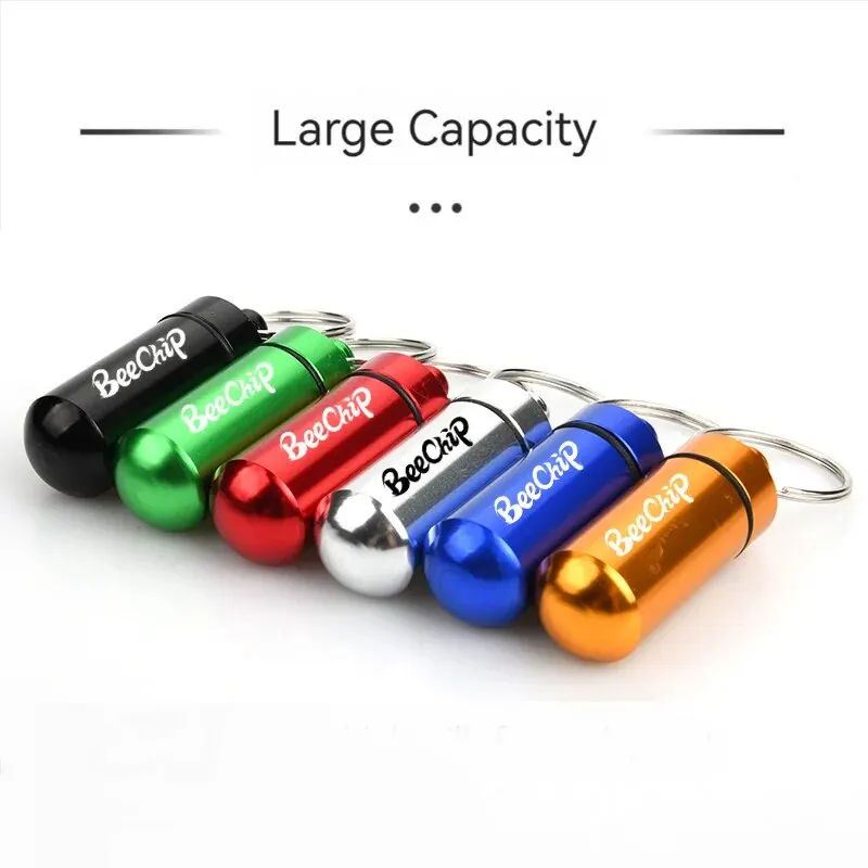 3PCS Mini Portable Travel Pill Box All-In-One Carrying Easily Clean Refill Pills Prevent Falling Out Pill Storage Container