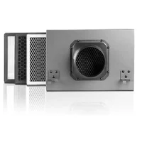 Boîtier de filtre en ligne 3 couches HEPA et charbon actif pour conduits CVC et ventilateurs en ligne, support de montage, purification de toute la maison 1