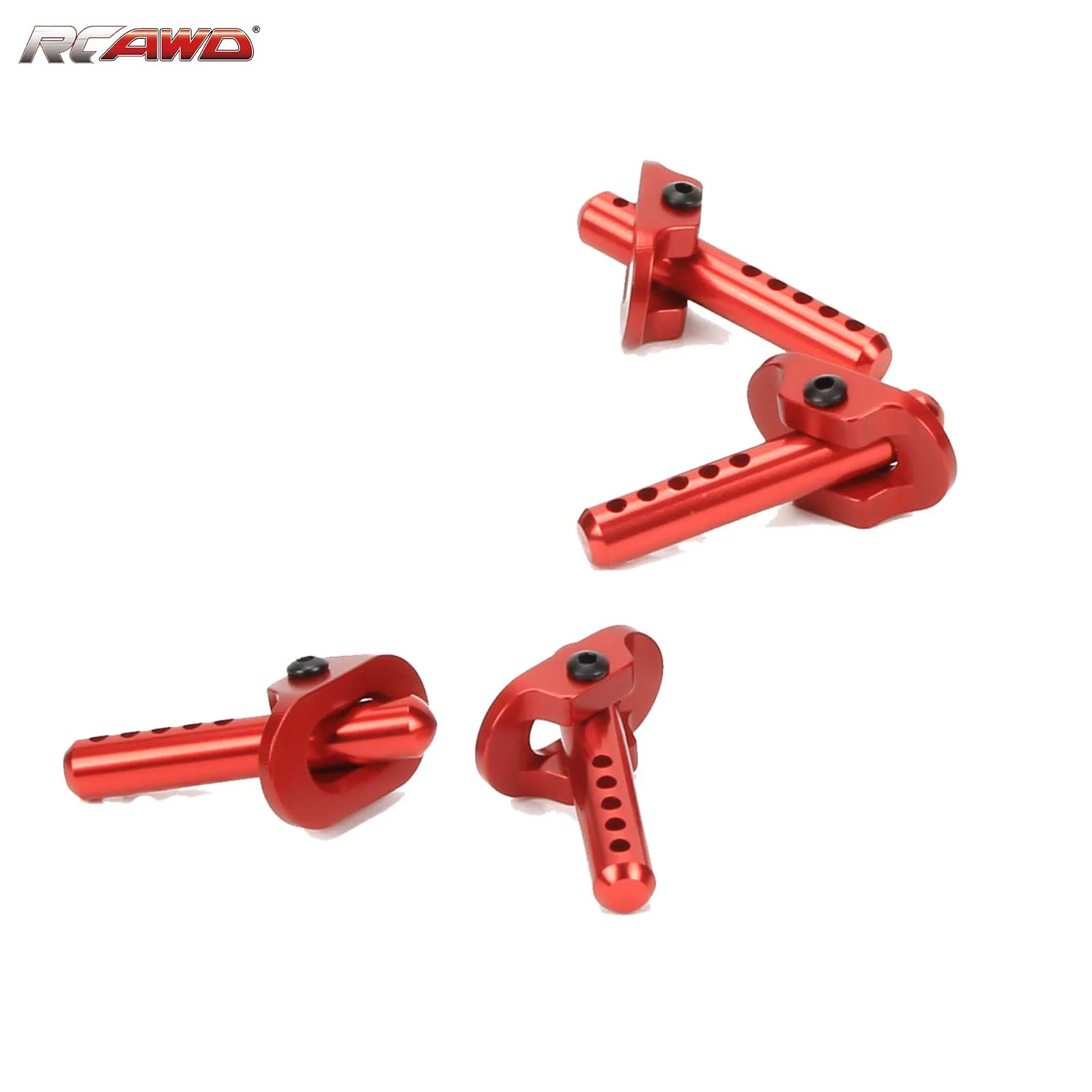 RCAWD Alloy Body Post Set Mount for 1/7 Arrma 1/8 1/10 Felony Infraction Limitless 6s Blx Upgrade Part