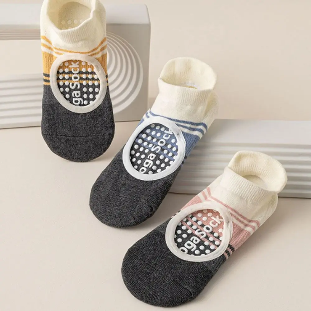 جديد عارضة جوارب بيلاتيس القطن تنفس اليوغا الجوارب مرونة عالية المضادة للانزلاق الكاحل الجوارب