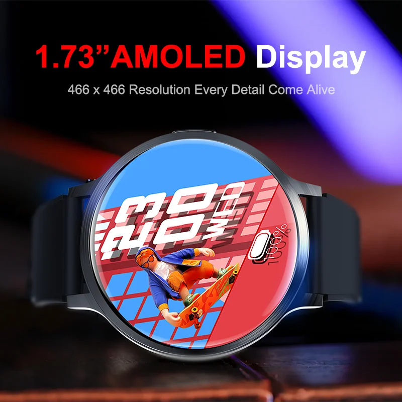 

2025 Ultra-Thin 1.73" Round Display AMOLED Smart Watch, 100+ Sports Modes, Wireless Calling, AI Voice, Fashion Wmart Watch Men's