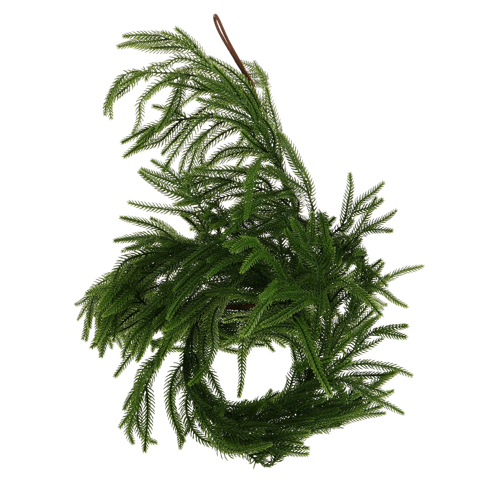 

Artificial Pine Needle Garland Realistic Xmas Decor Long Faux Greenery for Mantle Table Wall Holiday Decoration