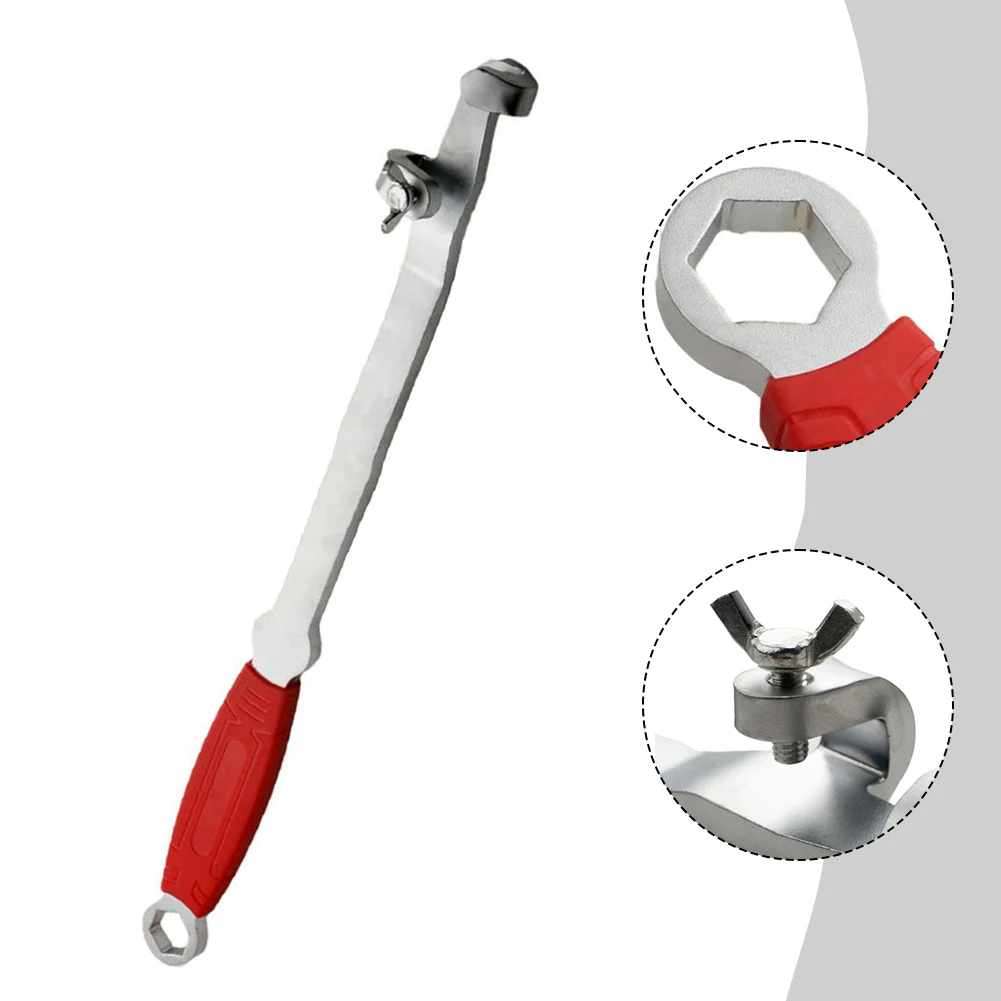 1pcs 400mm Soft Grip Handvat Steeksleutel Extender Remover Installer Auto Tool Voor Losmaken Verroeste Bouten Handgereedschap