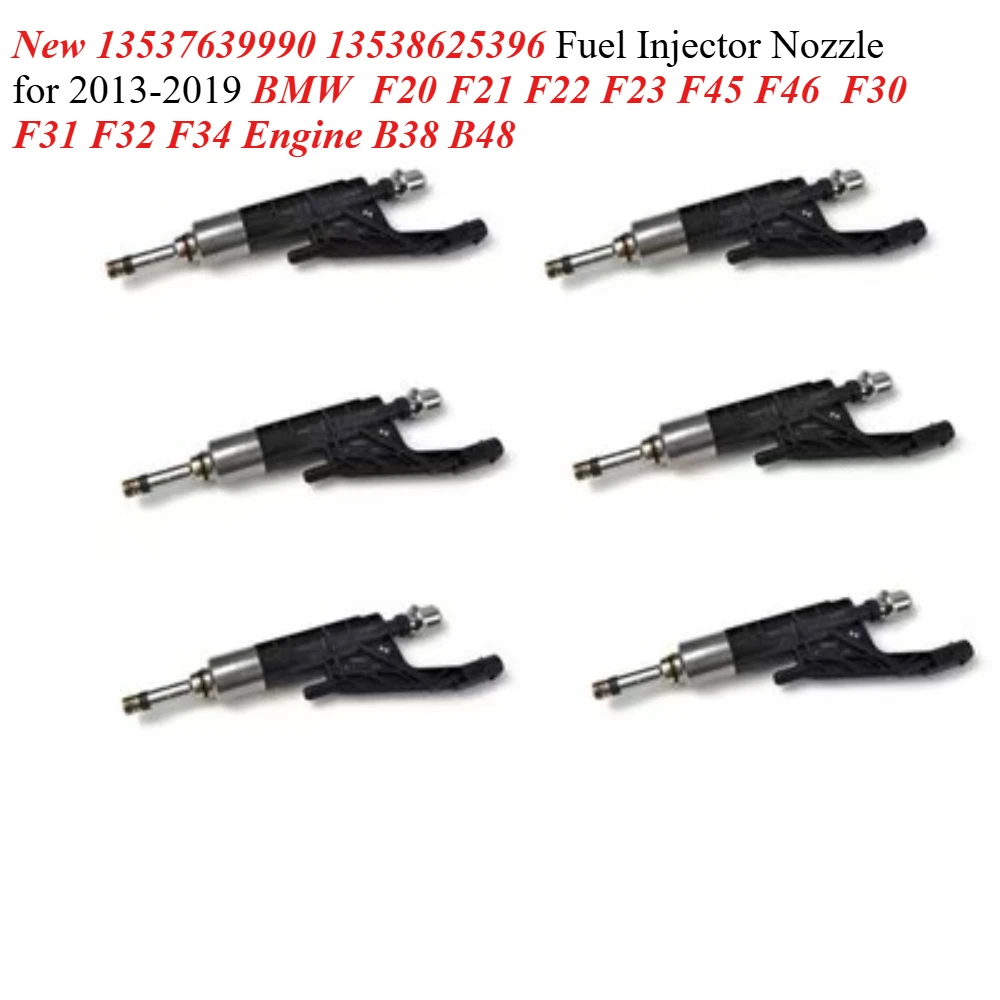 

New 13537639990 13538625396 Fuel Injector Nozzle for 2013-2019 BMW F20 F21 F22 F23 F45 F46 F30 F31 F32 F34 Engine B38 B48