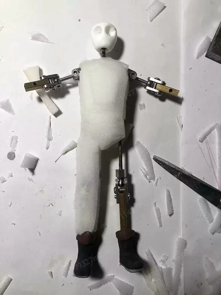 Stop Motion Animation Armature Aluminum Wire Metal Skeleton Puppet Making Original Custom DIY Jointed Movable Polymer Clay Tool