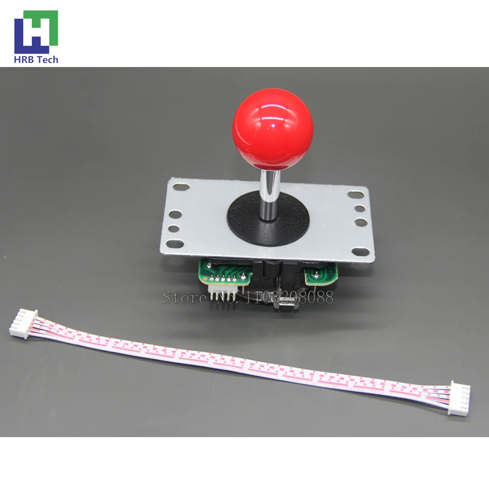 5 Pin Joystick Game Stick Arcade 8 Way PC PS3 Raspberry Pi Handle Console DIY Parts With Cable Game Machine Accessories