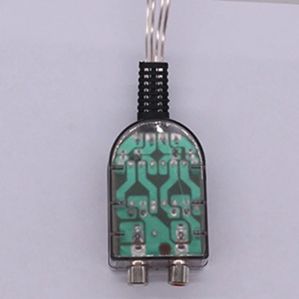 

2pcs Car High To Low Vehicle Speaker Level Adapter Car Line Converter Vehicle Audio Converter Auto Audio Supplies