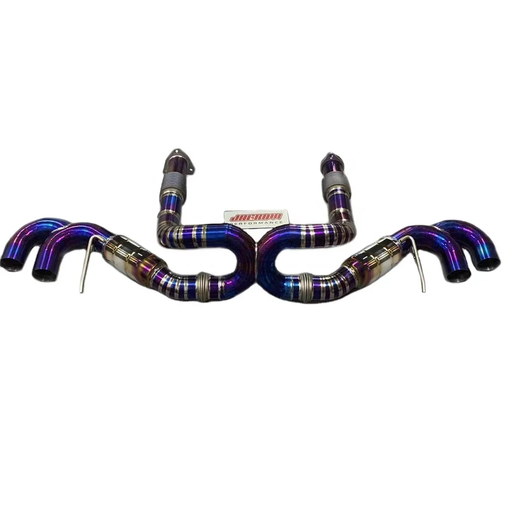 Performance 304 Stainless Steel Exhaust Catback For Chevrolet C8 With Exhaust Tips