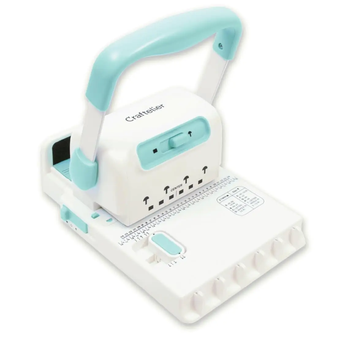 

Spiral Binding Machine for Book Binding, Compatible with 2:1 Coils & Rings up to 1", Compact Tool for Paper & Notebooks