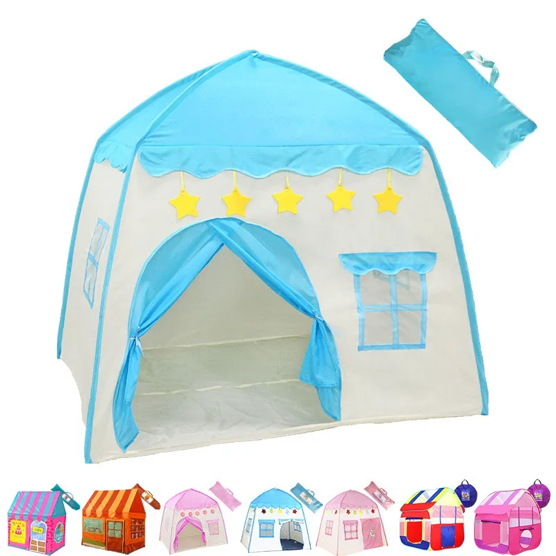 Kinder Strandzelt Spielhaus Kleines Blumenhaus Princ Castle Indoor Outdoor Zelt Grenzüberschreitendes Spielzeug für Kinder Metallspielzeug