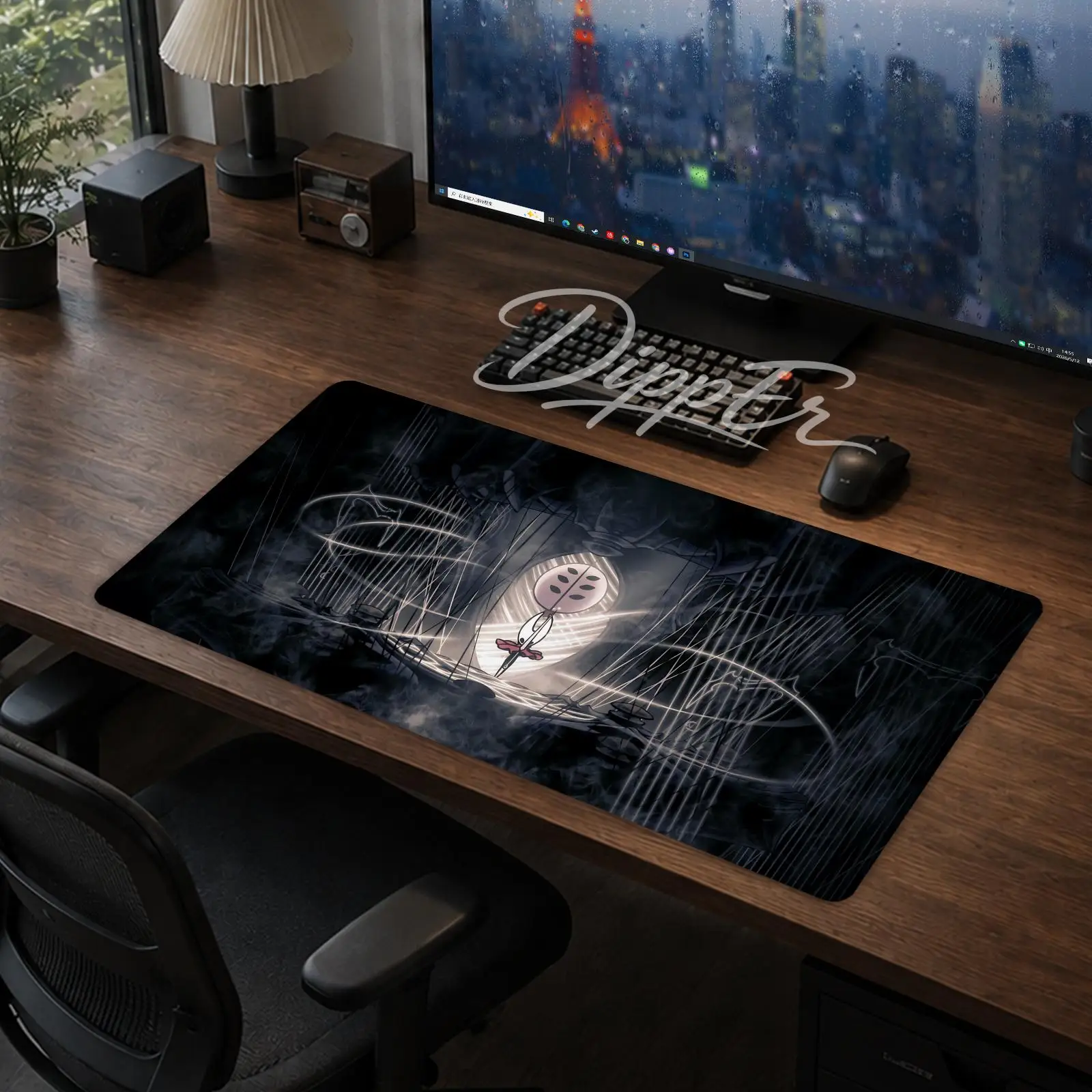 Hollow Knight Silksong Mouse Pad Gaming office Desk Mat Non-slip Large Mousepad DIY Keyboard Pad stitched edge rubber base