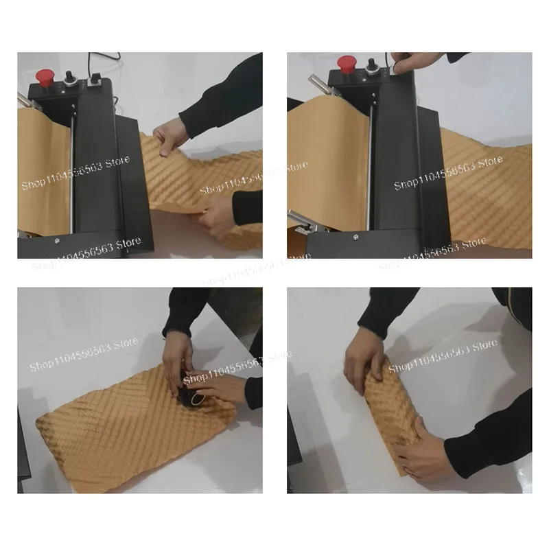 Buffer Kraft Foam Paper Filling Wrap Folding Roll Paper Kraft Paper Automatic Foam Forming Machine