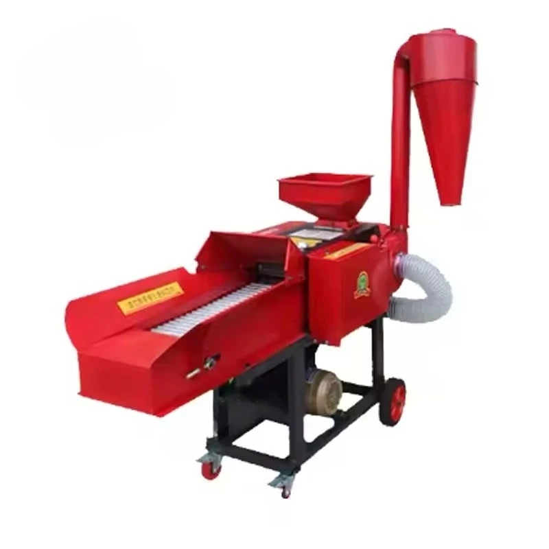 Factory Direct 2026 High Productivity 220v Cow Sheep Animal Agricultural Fodder Chaff Cutter Machine Factory Direct Supply for F