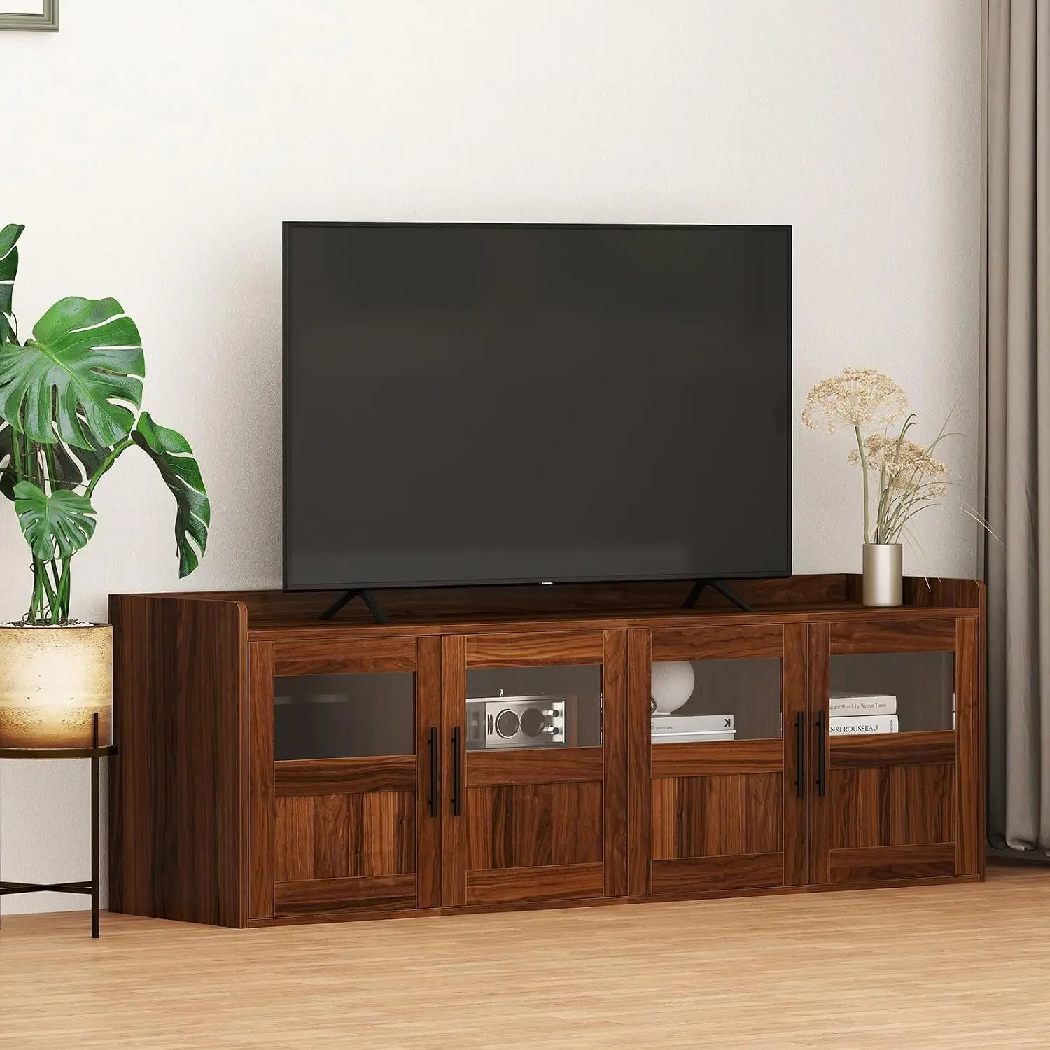 Mid Century Modern TV Stand for TVs up to 70