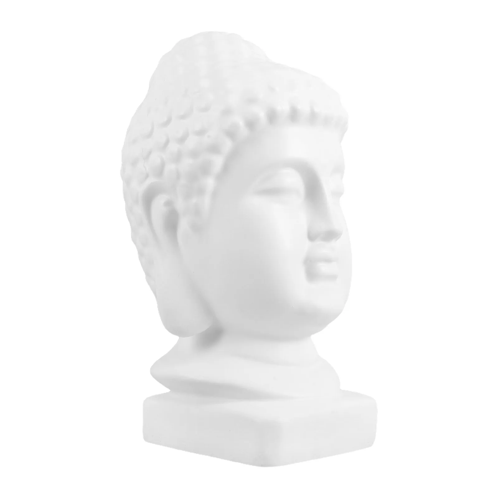 

Buddha Head Resin Statue Elegant Zen Meditation Sculpture for Living Room Entryway Feng Shui Spiritual Decor Statue Decor