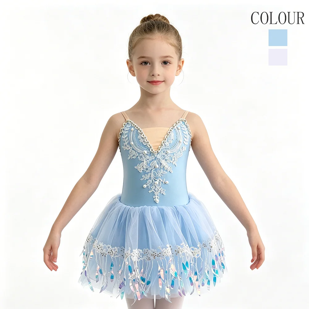 Hochwertiges Ballett-Tutu-Kostüm für Mädchen, Niedliches Kurzes Tanzkleid für Bühnenauftritte, Konzerte & Geburtstagsfeiern