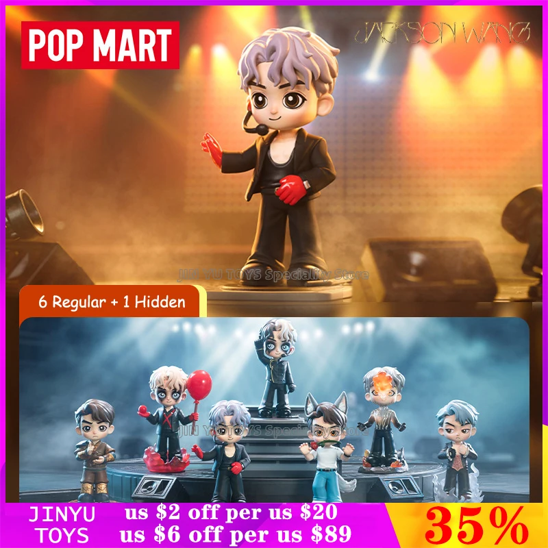 

POP MART Jackson Wang Maizhikeman Series слепая коробка милая аниме фигурка дизайнерская кукла девушка подарки на день рождения коллекционные игрушки