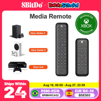 8BitDo XBox Media Remote Licensed By Microsoft,compatible with Xbox One, Xbox Series X, S（Infrared Remote）Microsoft Xbox Console