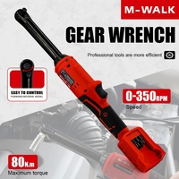 3/8 Inch Brushless Electric Ratchet Wrench Extended Cordless Impact Removal Screw Nut Auto Repair Tool For Milwaukee 18V Battery