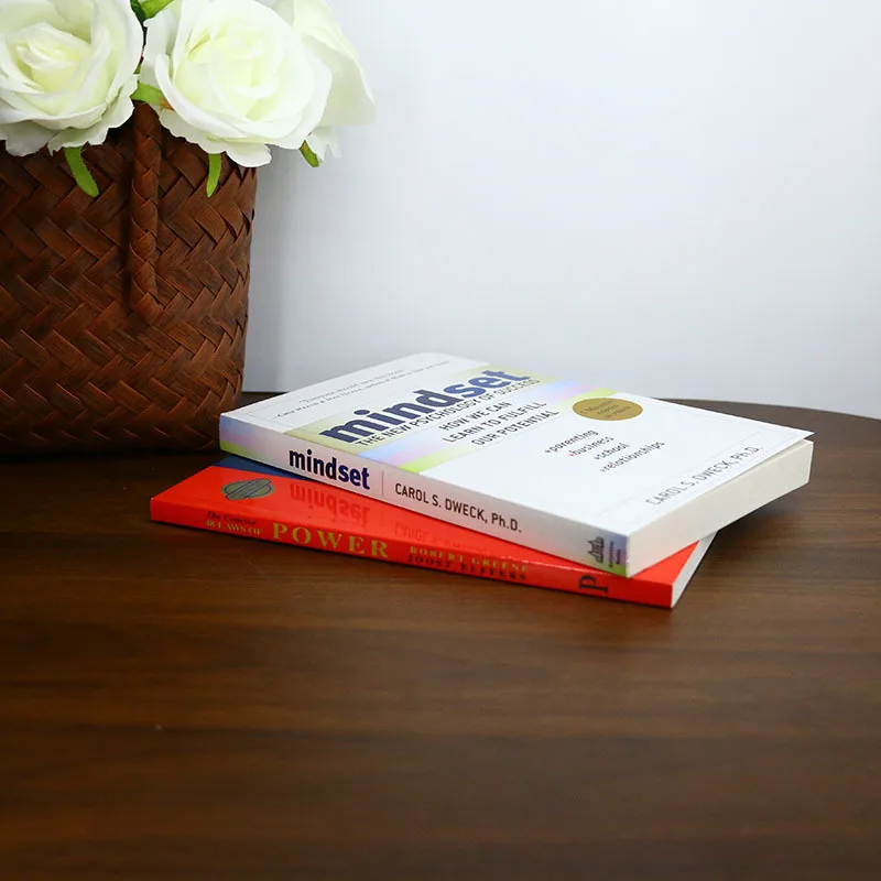 《마인드셋》+《간결한 권력의 48가지 법칙》 고성취자를 위한 자기계발 및 경력 강화 도서 크리스마스 선물로도 좋습니다