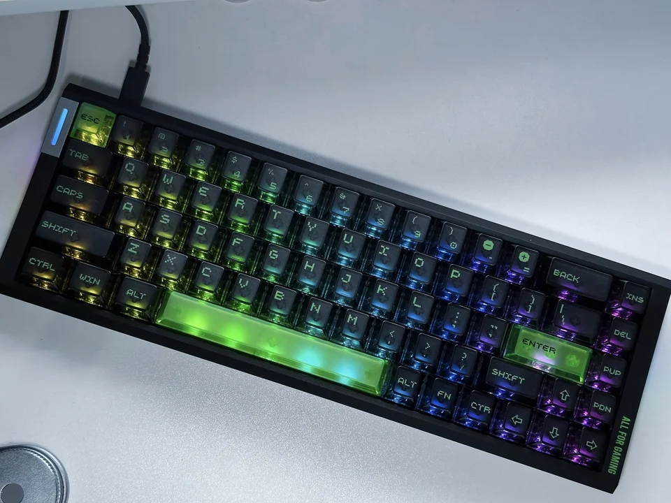 Atk Gear Rs6 Air Magnetic Axis Gaming Keyboard 0.28ms Latency 8k Polling Rate 0.001mm Rt Precision For Esports Valorant Gamers