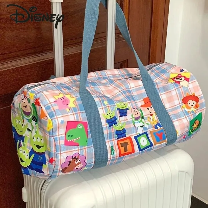 Disney New Toy Story High Quality Fitness Bag Cartoon Fashion Portable Storage Bag Multifunctional Short Distance Travel Bag