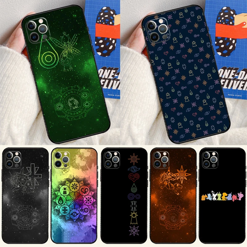 Cute Japan Anime Digimon Case For iPhone 13 12 Mini SE 2020 SE 2022 6S 7 8 Plus X XR XS Max 11 12 13 Pro Max Capa