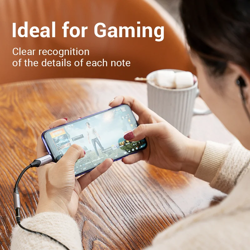 Переходник Vention с Type C на 3,5, аудиокабель с разъемом USB C на Jack 3,5, AUX для наушников, для Xiaomi Mi 9, 10 pro, Huawei, USB-C-3,5 мм