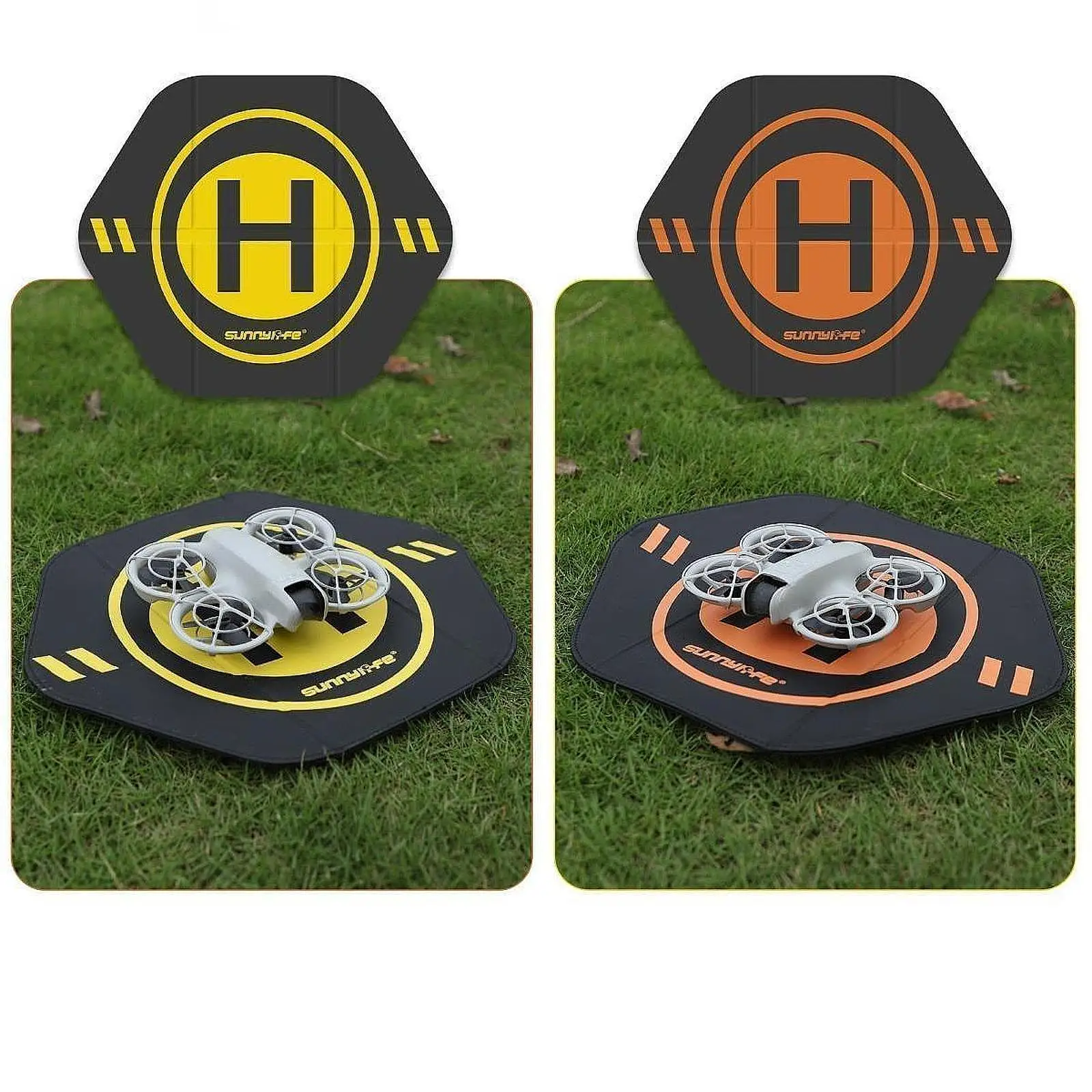 35cm Drone Landing Pad for DJI Neo Mini4Pro Easy to Carry Foldable Double Sided Aircraft Launch Pad for Beach Toy Plane Outdoor