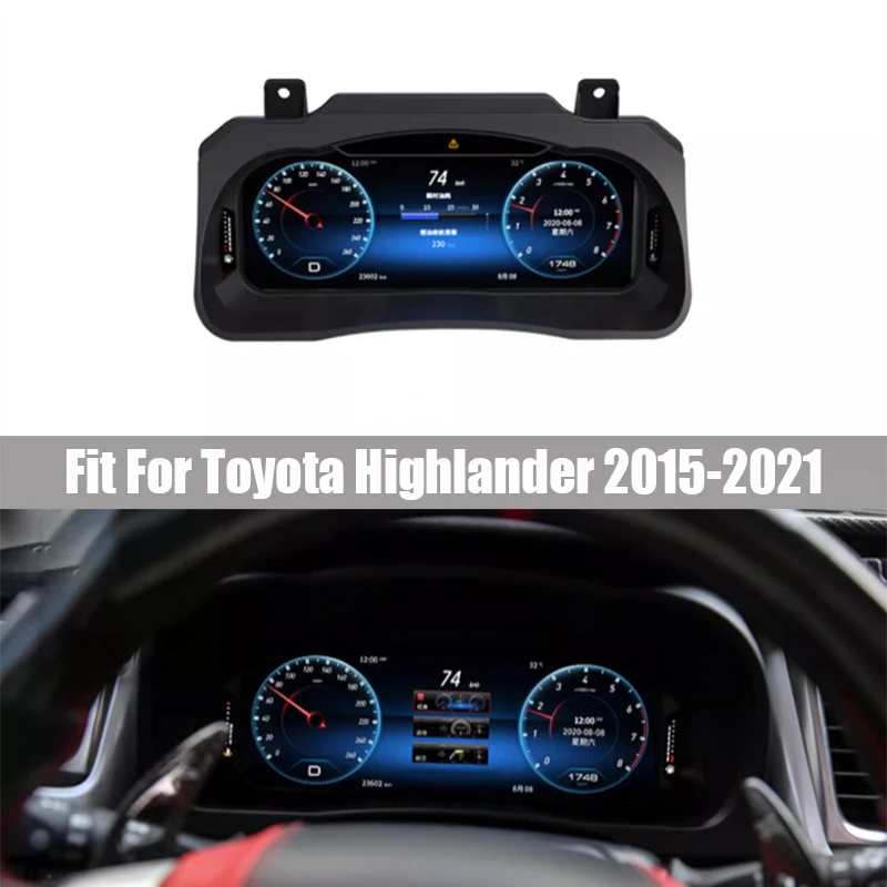 

Suitable for Toyota Highlander 2015-2021 Central Control Large Screen Navigation Intelligent LCD Instrument Special Accessories