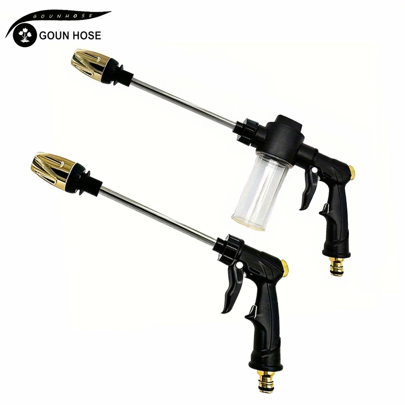 

Пистолет для мойки автомобилей под высоким давлением, для внешней очистки автодомов, пеногенератор, насадка для садового шланга, садовый душ ﻿