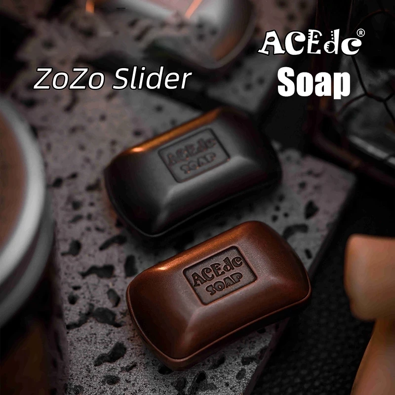 Acedc zozo slider sabão push slider metal brinquedo descompressão alívio do estresse presente masculino legal fidgets