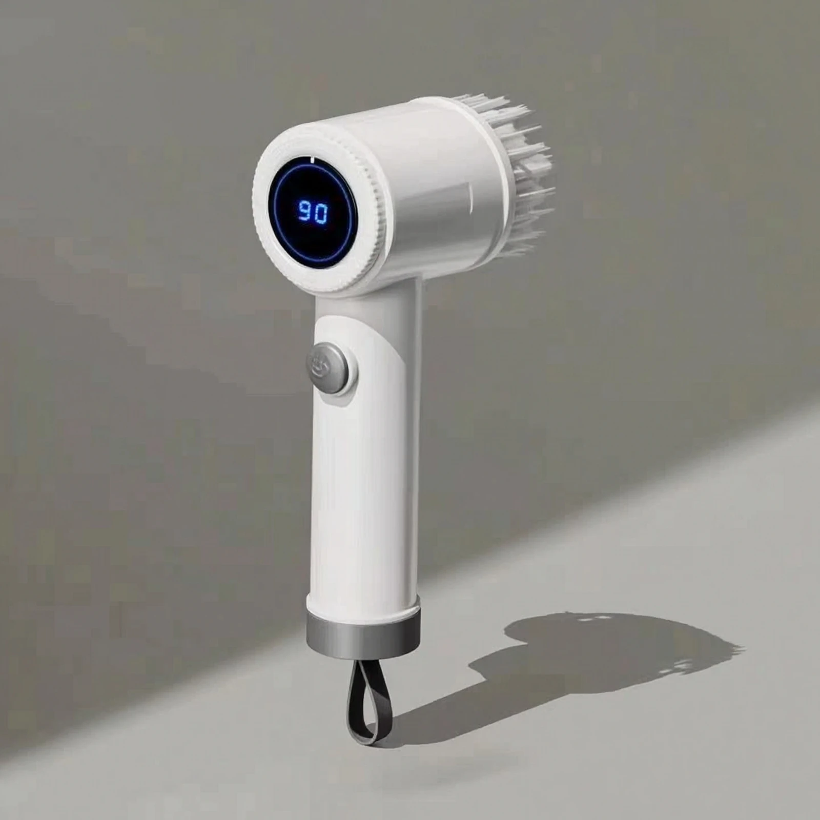 Electric Cleaning Brush with 6 Heads Rechargeable Cordless Rotating Scrubber Handheld Power Scrubber Compact for Bathroom