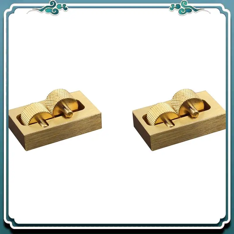 

A67K-2X инструмент для резьбы по коже из чистой меди, мини-крайка для масла из чистой меди, сделай сам, сшитый вручную кожаный инструмент, ролик