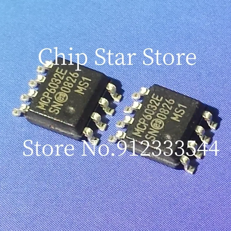 5-100pcs  MCP6032-E/SN  MCP6032T-E/SN  MCP6032  SOIC8  Operational amplifier  100%New And Original
