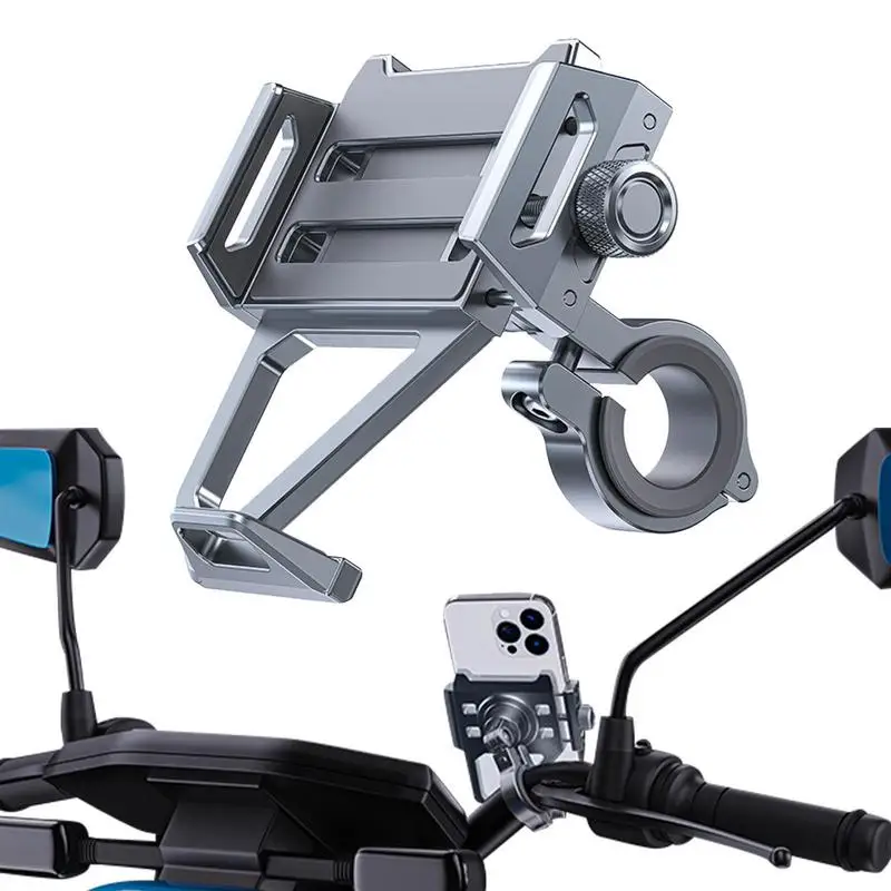 

Bike Phone Mount Motorcycle Phone Holder Adjustable 360 Rotatable Motorcycle Bicycle Mount Cell Phone Holder Handlebar Clamp