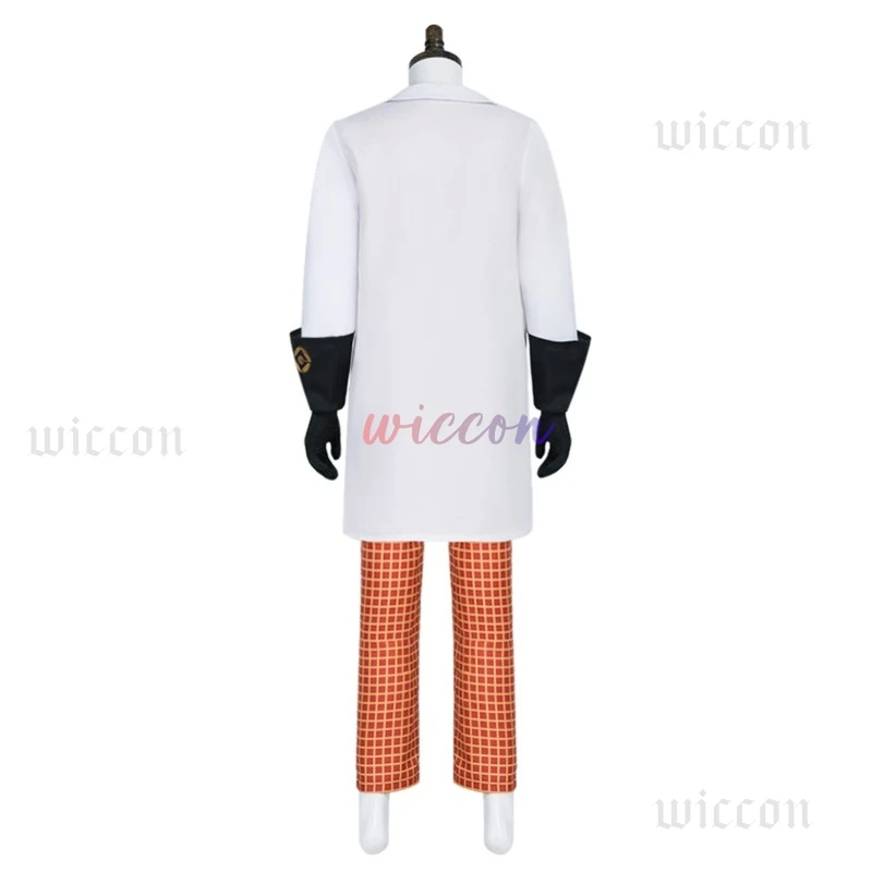 Anime Nefario Cosplay Dr Cosplay Man Nefario Dottore Gioca Costume Uniforme Occhiali Halloween Party Gioco di ruolo Outfit
