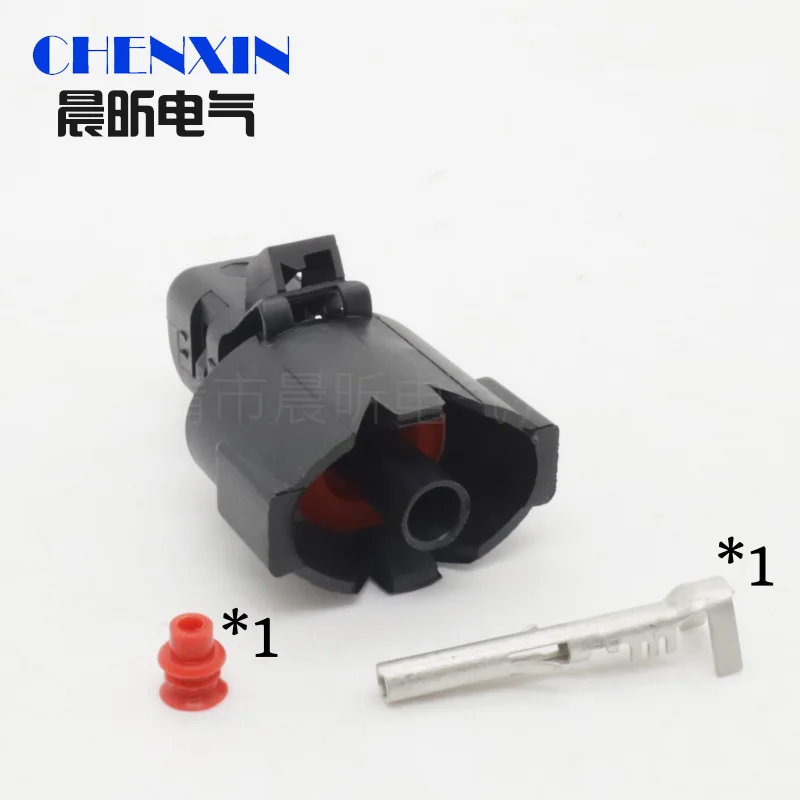 

car accessory1 Pin female Automotive waterproof connector Knock sensor plug 13510096 with Pin Seal