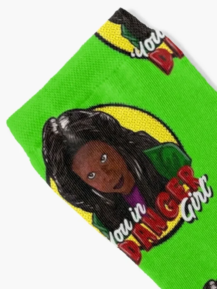 You in danger girl - whoopi Socks sheer valentine gift ideas happy Ladies Socks Men's