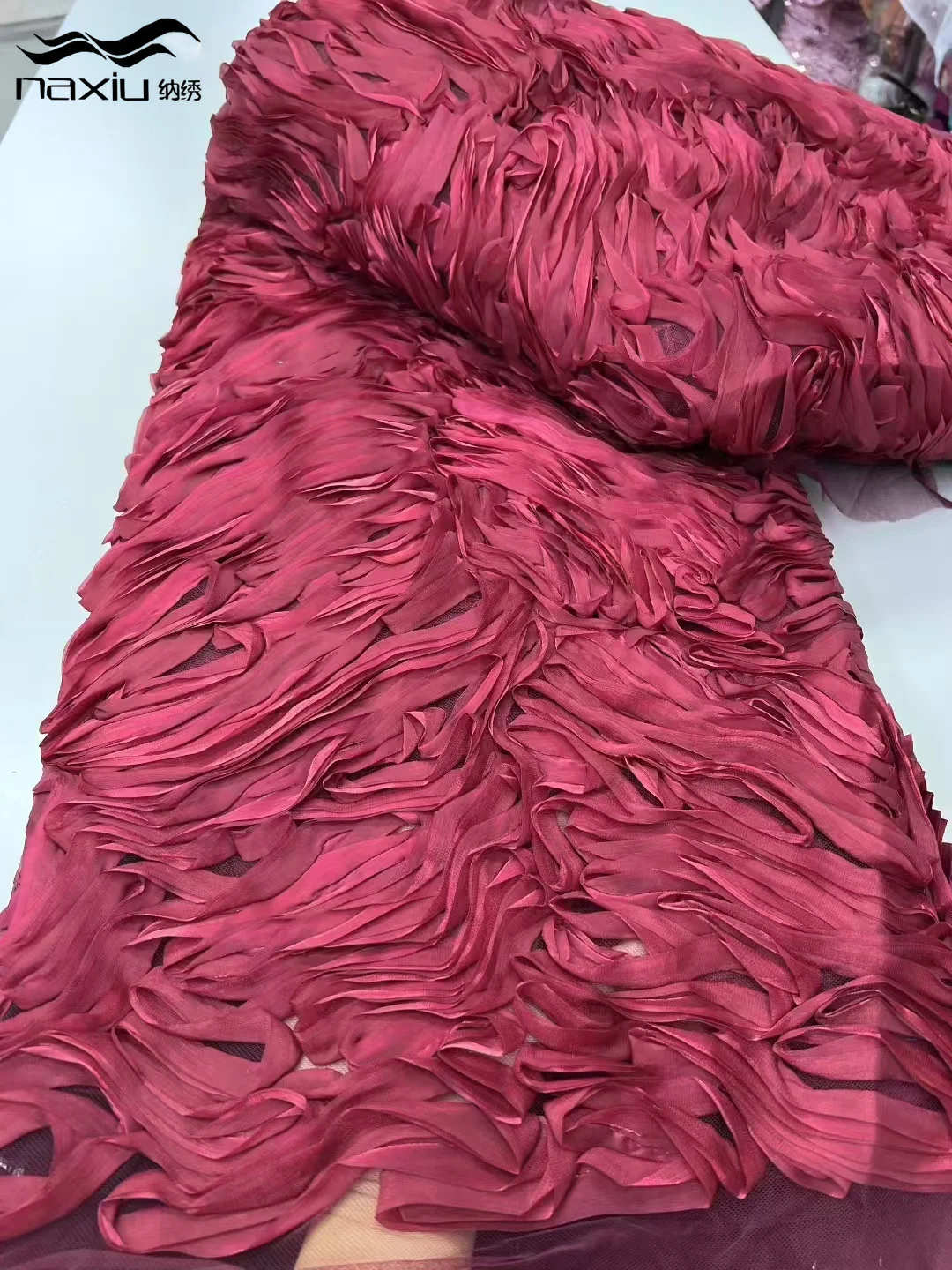 

Madison African Sequins Lace Fabric 2025 High Quality French Nigerian Lace Fabrics Beads For Sewing Dress Wedding 5 Yards