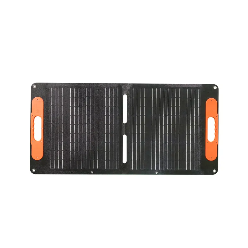 Customization Supported Portable Solar Panels 60W ETFE Foldable Solar Panel High Conversion Rate for Power Backup